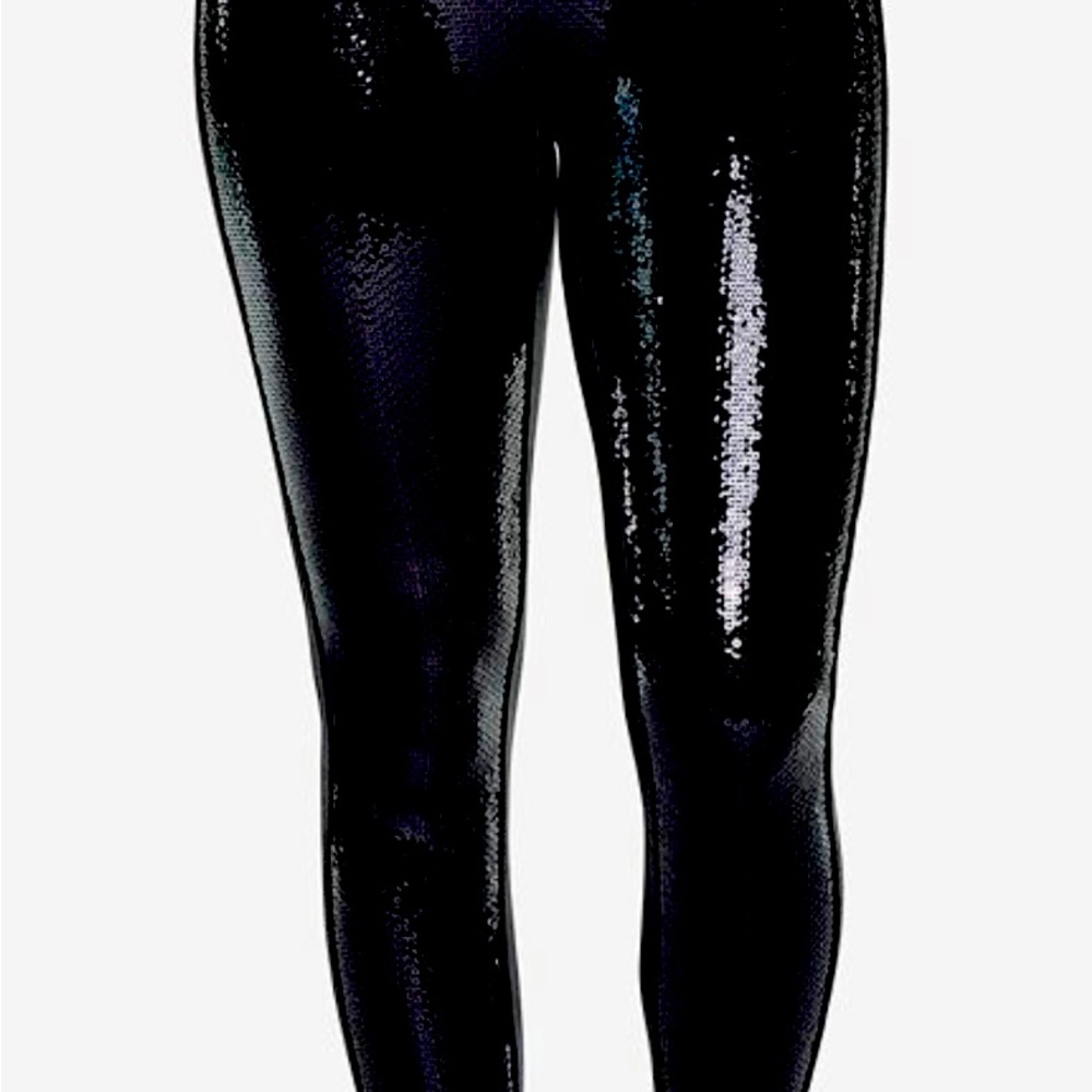 Spanx Black Sequin Pant